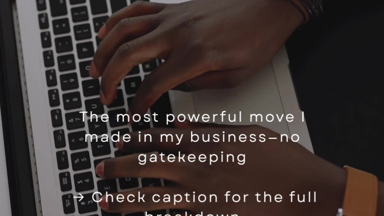 The Most Powerful Move I Made in my Business—No Gatekeeping