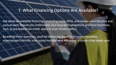 The Top Questions to Ask Your Colorado Solar Panel Installers