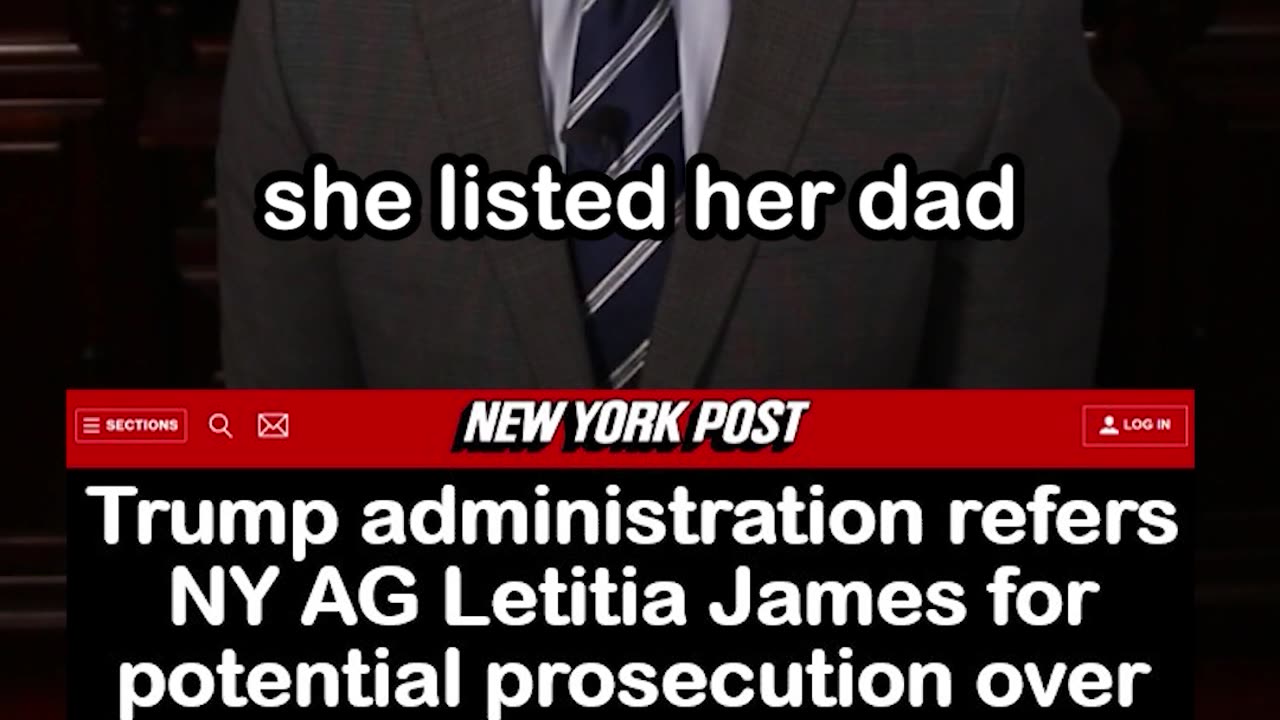 Letitia James Referred to DOJ for potential prosecution over alleged Mortgage Fraud