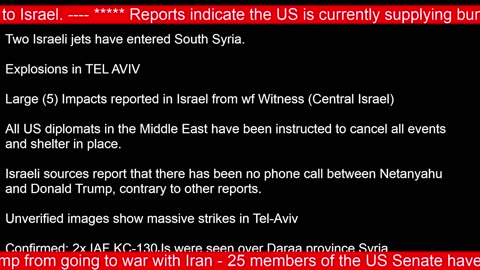 Live War Updates (Test)