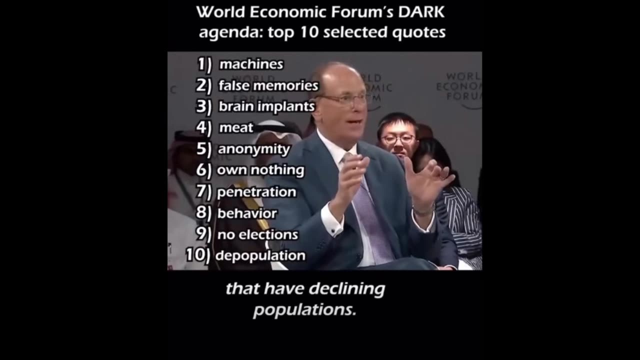 World Economic Forum's DARK Agenda