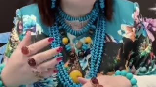 Natural turquoise follows the shape: unpretentious and uncarved