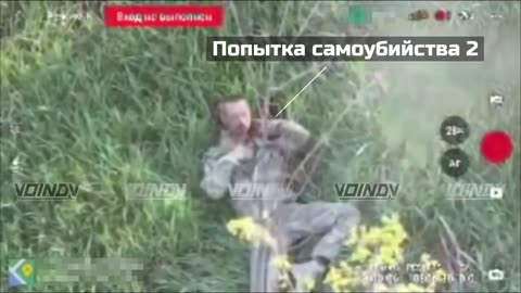 Warning! Ukrainian Tried to Stab Himself Before the Vog Got Him