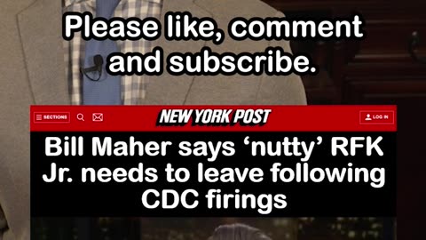 Bill Maher says ‘nutty’ RFK Jr. needs to leave following CDC firings