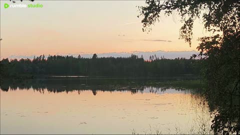 Sunset at the lake