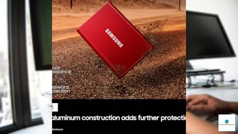 SAMSUNG T7 Portable SSD, 1TB External Solid State Drive, Speeds Up to 1,050MB/s, USB 3.2 G