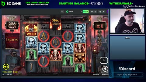 Real Money Gambling @BCgame - !discord to join my wager race! #slots #casino #bcgame