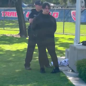 Transtifa member cries while being arrested for assaulting a man - FAFO.