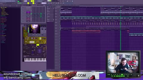 tellyourfriends working on a "Urban Lullaby" remix