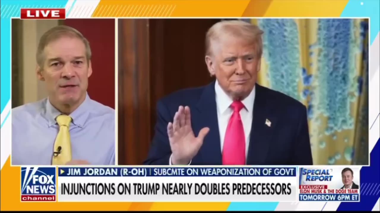 Rep Jim Jordan- this is the same judge from eight years ago with the whole Trump Russia FISA baloney