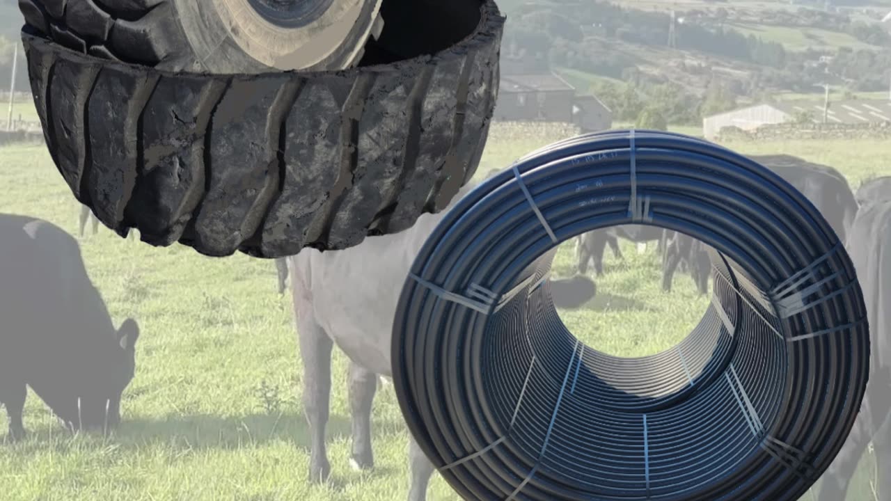 Tire Tanks & Water Pipe