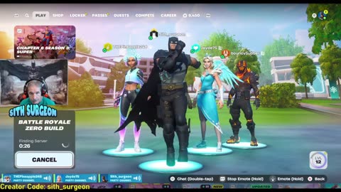 Sith_surgeon - Family Friendly Fortnite Live Stream.