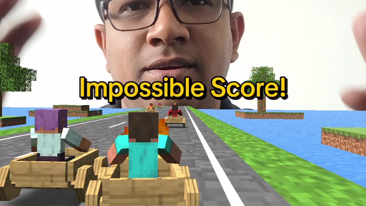 Playing Minecraft Kart #minecraft #minecraftgame #minecraftmovie