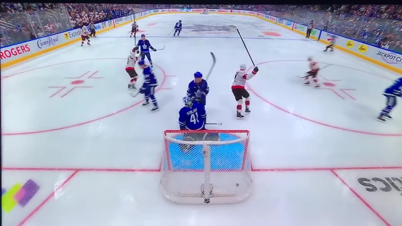 Senators D #72 Thomas Chabot 🥅(1)🏒Wrist-Shot Goal