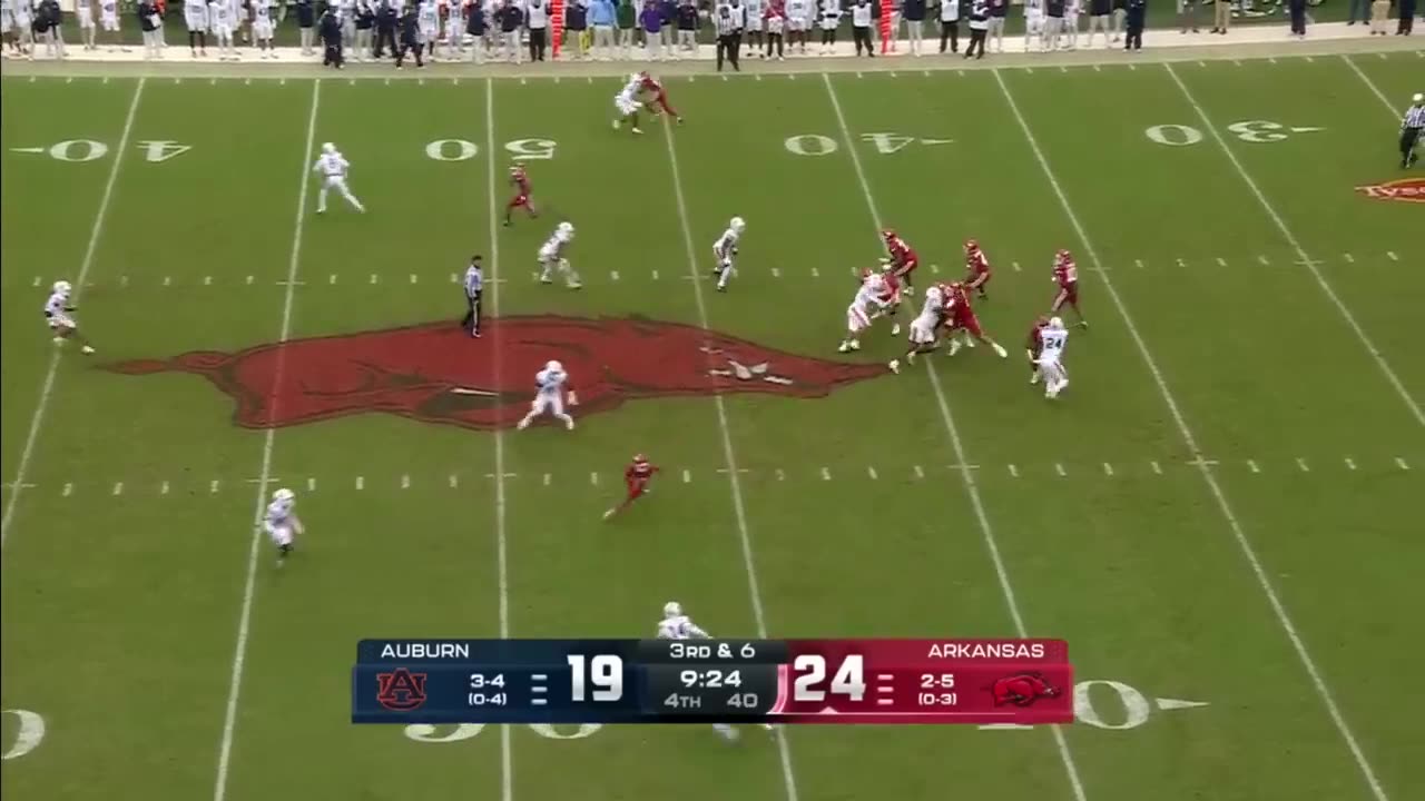 Auburn Tigers vs. Arkansas Razorbacks / Full Game Highlights