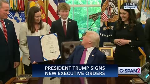 Trump signs resolutions [May 9, 2025]