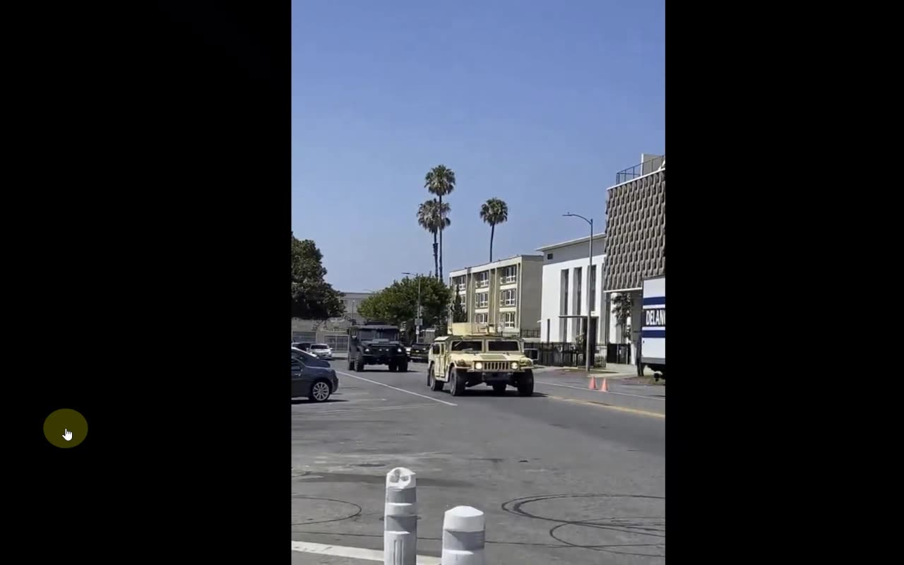 US Troops Entering Los Angeles The Fallen City