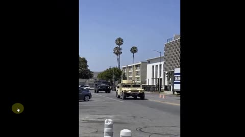 US Troops Entering Los Angeles The Fallen City