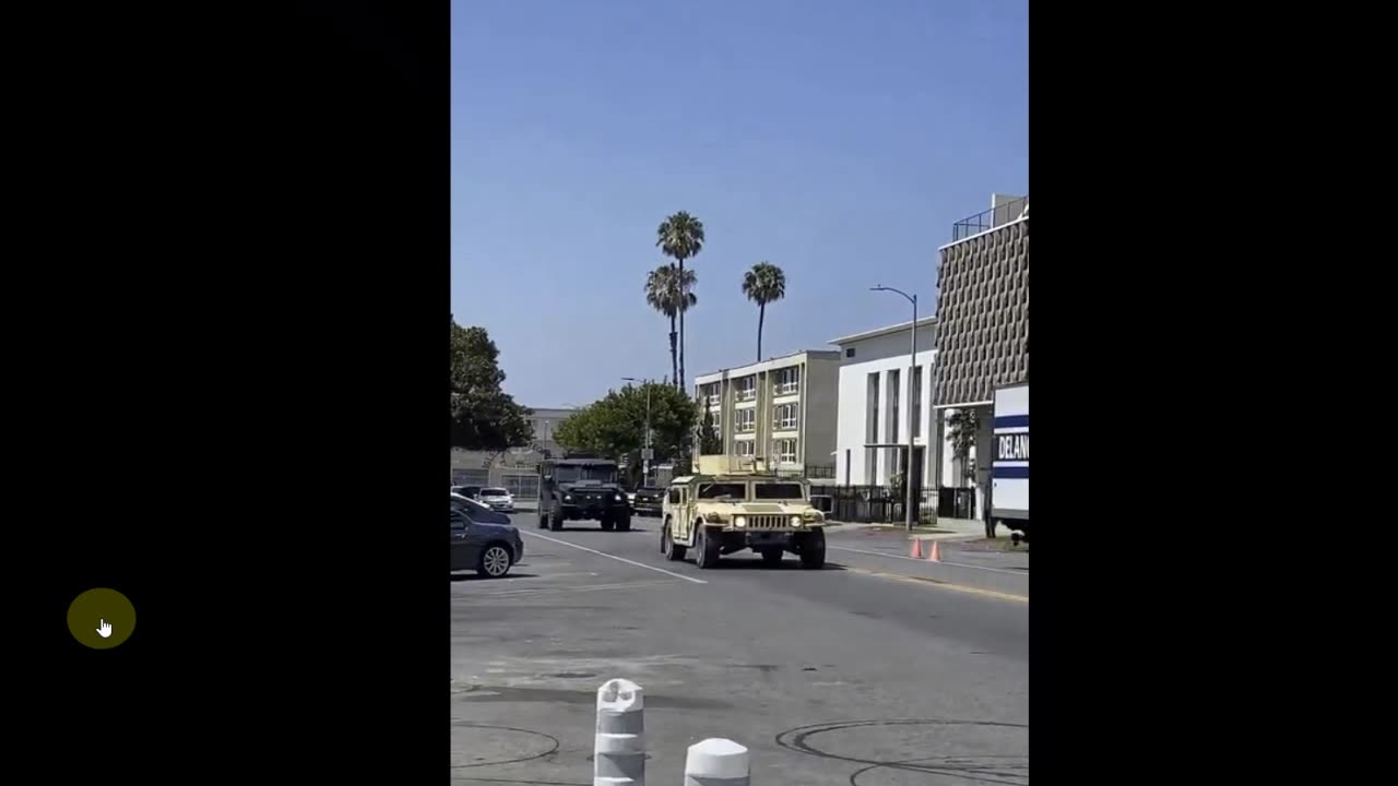 US Troops Entering Los Angeles The Fallen City