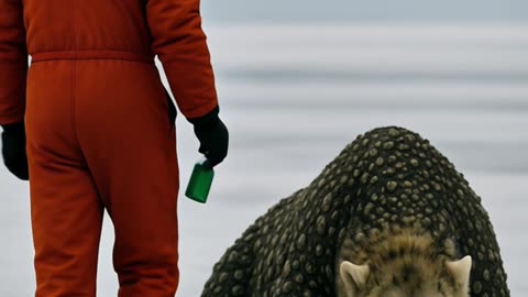 EPIC RESCUE TEAM saves polar bear in barnacles