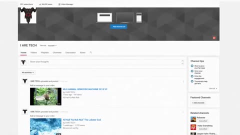 Your Channel Sucks - I ARE TECH