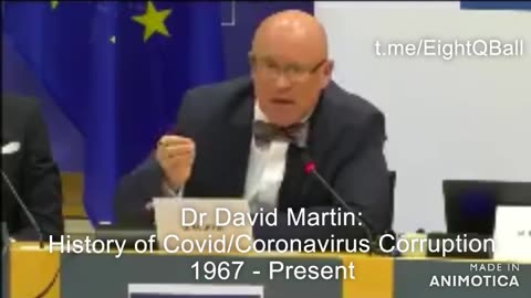 Dr. David Martin - History of Covid Corruption (1967- Present)