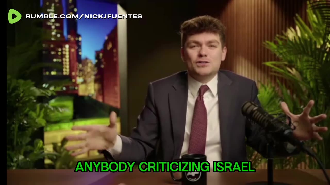 People criticizing Israel... all bots 😁 - Nick Fuentes