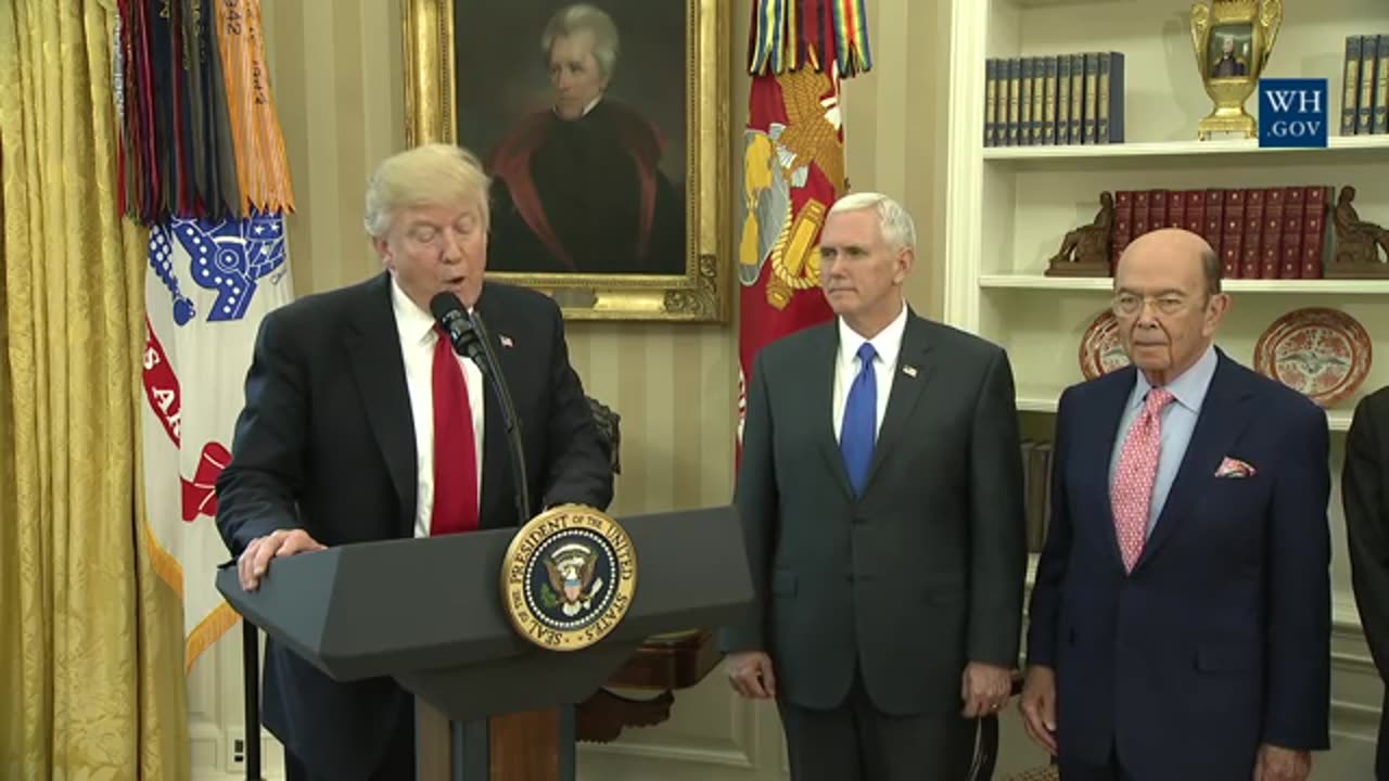 President Trump Signs Executive Orders Regarding Trade