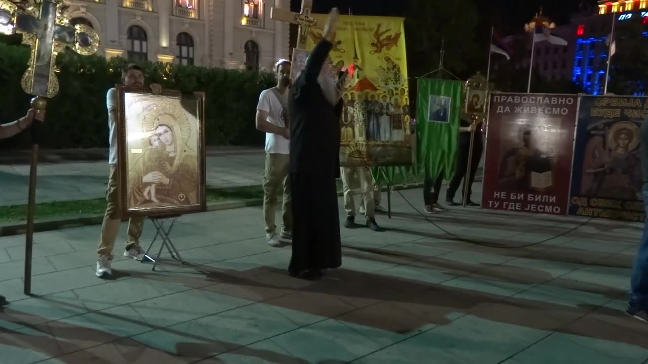 485-та Литија (3) - Велеиздајник је послушник масонске секте која влада у Србији