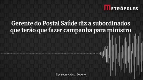 Áudio revela que o Ministro do Turismo, Celso Sabino, condicionou emprego a trabalho em campanha