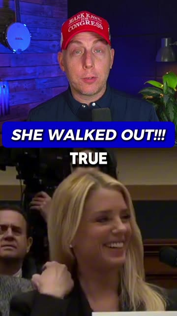 She just walked out!!!