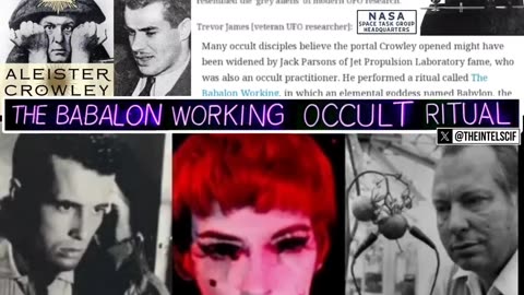 NASA, OCCULT RITUALS & MOLDING SOCIETY.