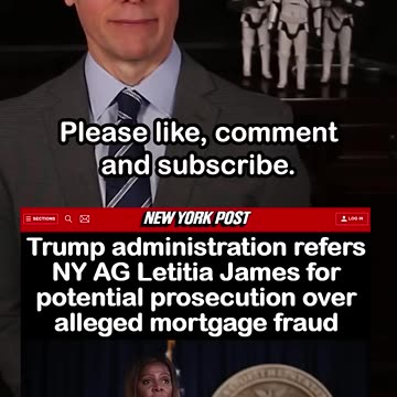 Letitia James Referred to DOJ for Alleged Mortgage Fraud