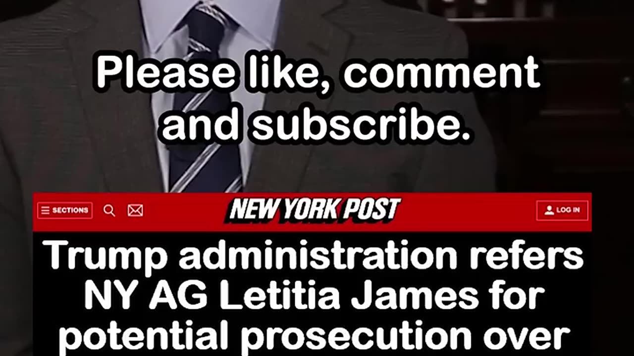 Letitia James Referred to DOJ for Alleged Mortgage Fraud
