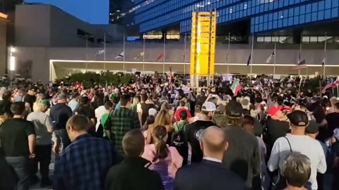 Charlie Kirk Vigil - Calgary, Alberta