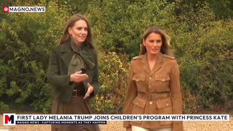 🇺🇸|🇬🇧 First Lady Melania Trump Joins Scouts’ Squirrels Programme with Princess Kate [LIVE]