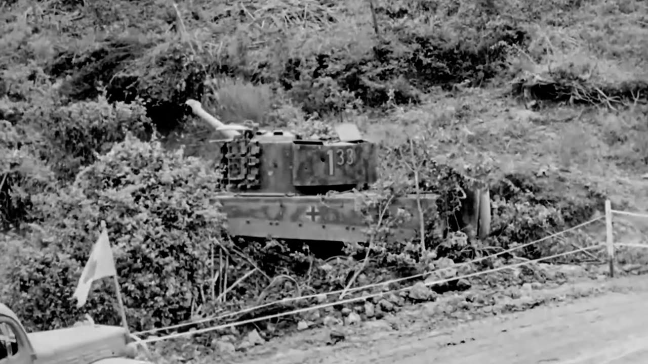 A pair of schwere Panzer-Abteilung 504 Tigers abandoned at Larderello in Italy on June 25th 1944
