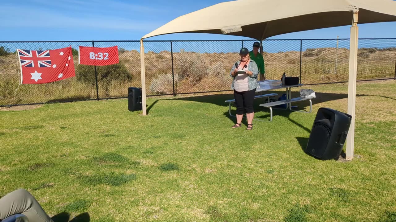 Leah Thomas - Gutsy Love Coaching - Speech at 8:32 Muster, Moana, SA 22/3/2025