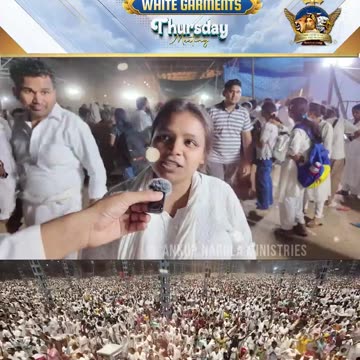 HEAVENLY MOMENTS IN WHITE GARMENTS MEETING #ankurnarulaministries