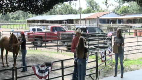Skipper Calder & Cowboy-up Ministry bring horse training with a message at 11am.