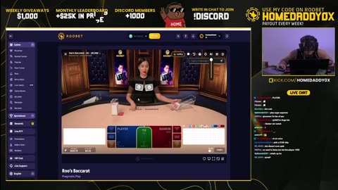 When bro has NO IDEA how to play Baccarat | Roobet Gambling