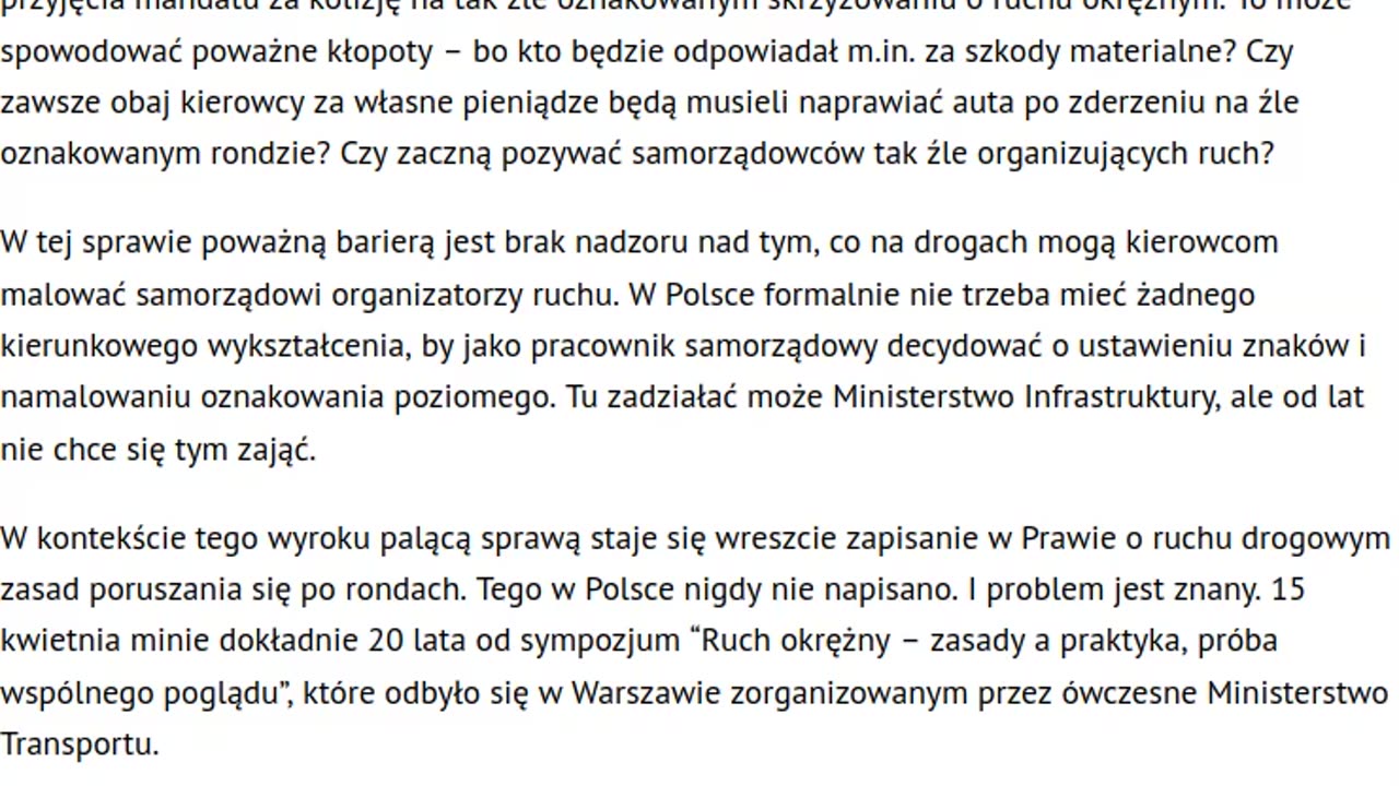 Kolejne rondo, kolejny wyrok, kolejna szopka - "rondo w Lesznie"