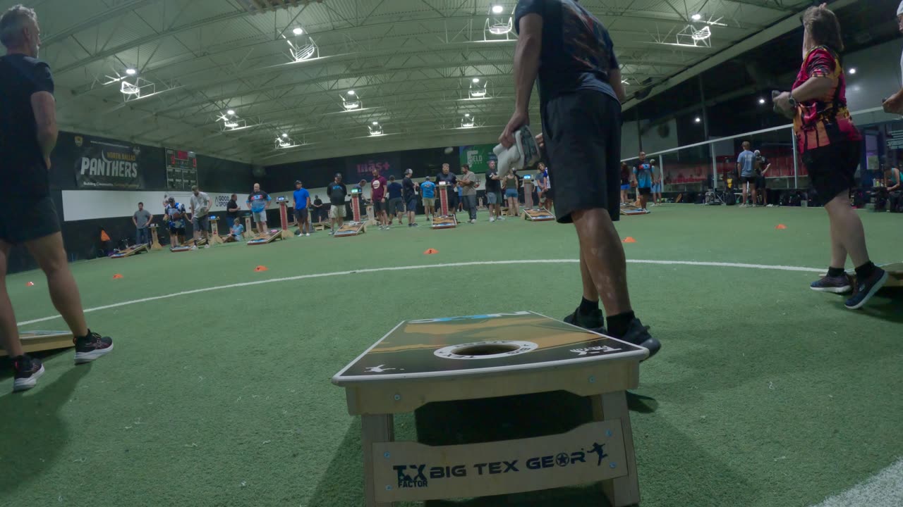 8-7-25 NTX Cornhole, TCL A league final - Match 2 Game 1