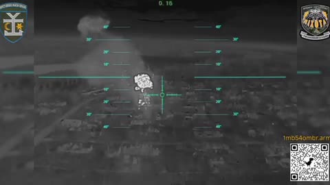 Bomber Drones Dropping Remote Mines Onto Russian Positions