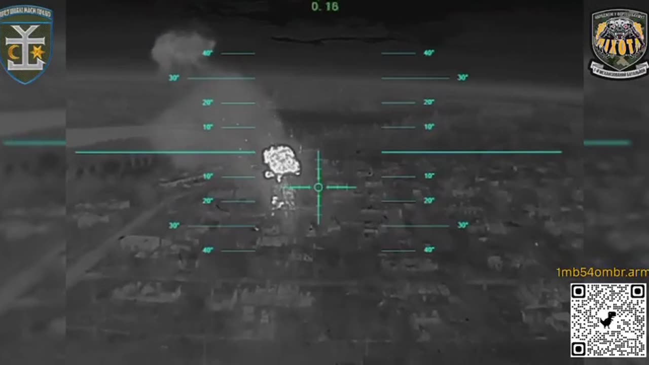 Bomber Drones Dropping Remote Mines Onto Russian Positions