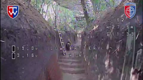 Ukrainians Flying Drones Deep Inside of Russian Fortifications