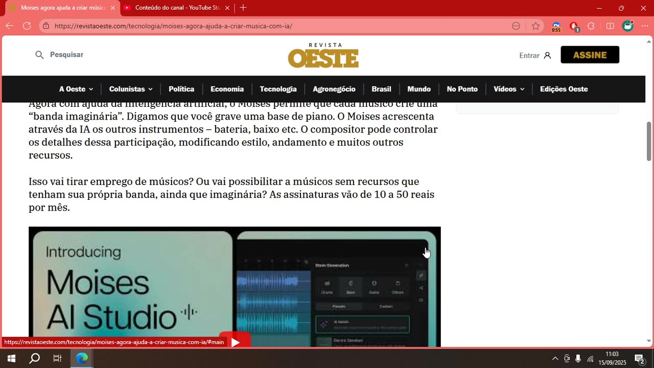 Moises agora ajuda a criar música com IA