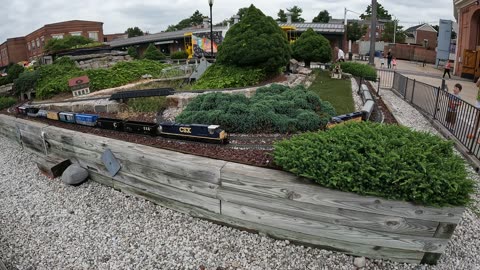 B&O museum in Baltimore MD Garden trian V1
