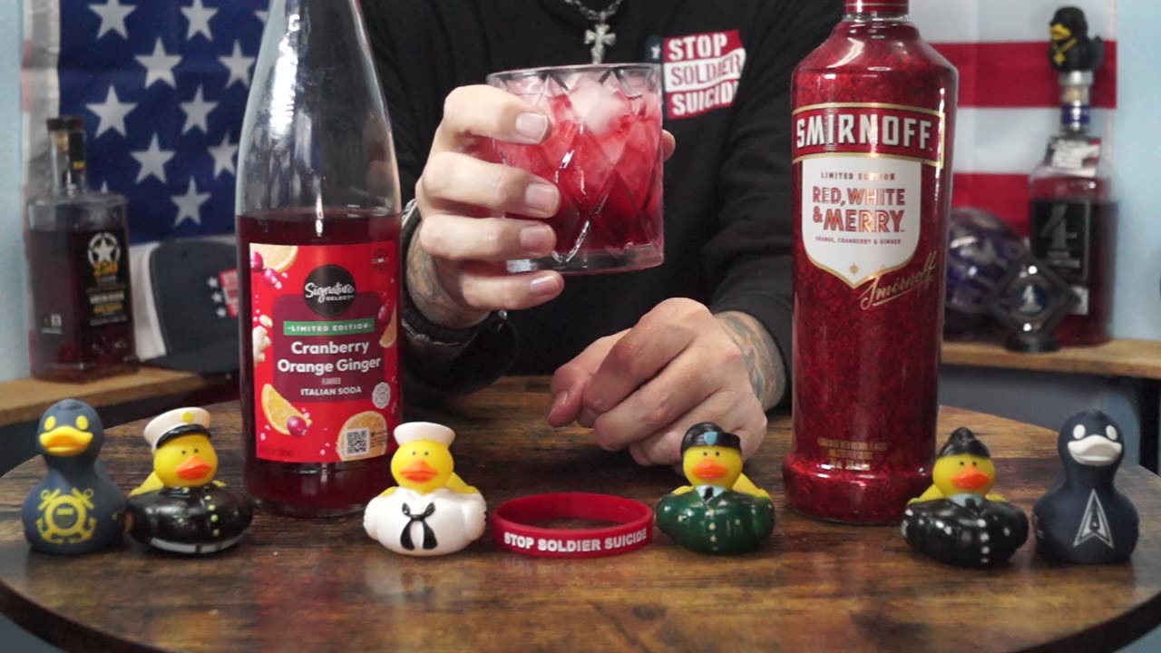 Ronald Quesenberry - Smirnoff Red White & Merry & Cranberry Orange & Ginger Italian Soda