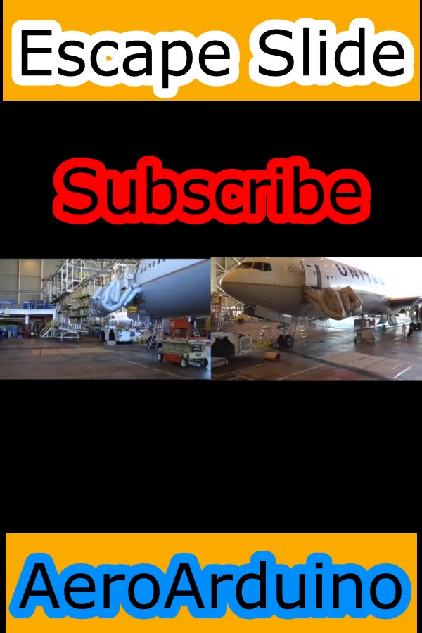 Watch #B777 Emergency Escape Slide #Flying #Aviation #AeroArduino